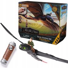 How To Train Your Dragon, Real Flying RC Toothless, figurina cu telecomanda