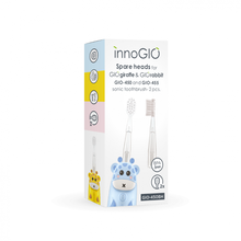 InnoGIO, capete de periuta de schimb pentru periuta de dinti GIOgiraffe si GIOrabbit