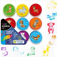 Kidea, stampile decorative autoincitante, 9 buc.