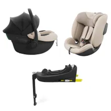 Kinderkraft, Endura Safe, 3in1, scaun auto, beige