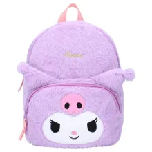 Kuromi, Fluffy Festival, rucsac din plus pentru prescolar, roz