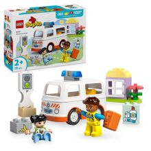 LEGO DUPLO, Ambulanta si sofer, 10447