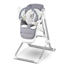 Lionelo, Niles, scaun inalt multifunctional, Grey