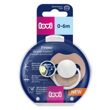 Lovi, Prime, suzeta dinamica din silicon, Blush Glow, 0-6 luni