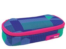 Milan, Knit, penar oval, fara rechizite scolare, violet