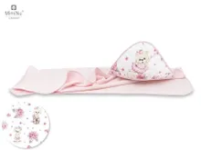 MimiNu, Balerina, prosop cu gluga, roz, 100-100 cm