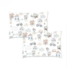 MimiNu, Piloti, fata de perna din bumbac, 40-60 cm, albastru, 2 buc.