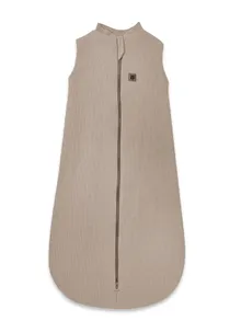 MimiNu, Soft, Teddy, sac de dormit subtire de vara, cu fermoar, mocha, TOG 0.5-1.0, 3-12 luni