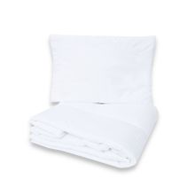 MimiNu, Standard, paturica cu perna, alb, 90-120 cm