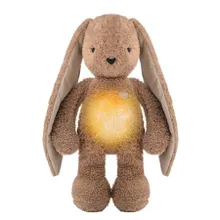 MyHummy (Szumisie), Iepuras 5 in 1 cu lampa de veghe, 30 cm, maro