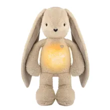 MyHummy (Szumisie), Iepuras 5 in 1 cu pernuta termica din grau, 30 cm, bej