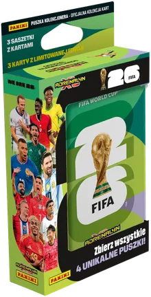 Panini, FIFA World Cup, Adrenalyn XL 2026, cutie mini cu carti de colectie, 1 buc.
