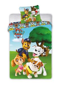 Paw Patrol, set lenjerie de pat single, 160-200 cm