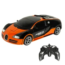 Race Xtreme, Masina care se transforma in robot 2 in 1, vehicul cu telecomanda, lumini si sunete, 1:18