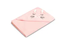 Sensillo, Bathfriends, husa moale pentru baie, Iepuras, 100-100 cm