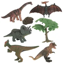 Smiki, Dinozauri, set de figurine, 7 elemente