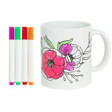 Smiki, Flori, cana de colorat cu markere