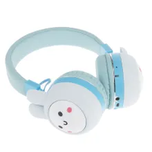 Smiki, Iepuras, casti wireless, supraauriculare, albastru