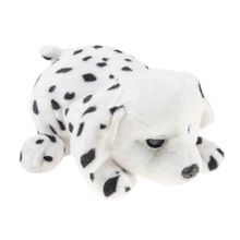 Smiki, Little Dreamer, Dalmatian somnoros, jucarie de plus interactiva, 30 cm