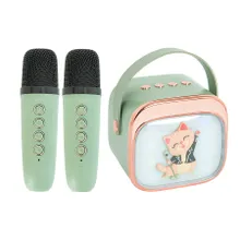 Smiki, Set de karaoke, boxa bluetooth cu microfoane, wireless