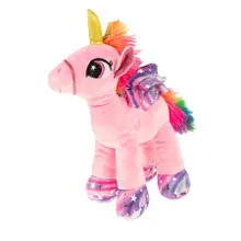 Smiki, Unicorn, jucarie de plus, roz, 35 cm