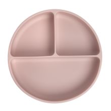 Smiki, Very Bunny, farfurie compartimentata din silicon, roz
