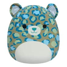 Squishmallows, Enos, Dark Green Leopard, jucarie de plus, 30 cm