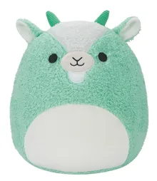 Squishmallows, Fuzzamallows, Palmer, Green Goat, jucarie de plus, 30 cm