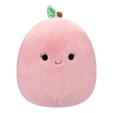 Squishmallows, Fuzzamallows, Phyllis, Peach, jucarie de plus, 30 cm