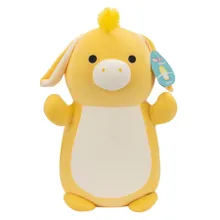 Squishmallows, HugMees, Medium Plush, Gavyn Yellow Donkey, jucarie de plus, 25 cm