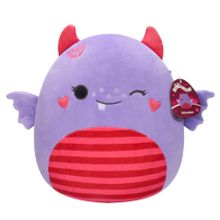 Squishmallows, Little Plush, Atwater Winking Lavender Monster, jucarie de plus, 19 cm