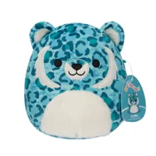 Squishmallows, Little Plush, Griffin Aqua Saber-Tooth Tiger, jucarie de plus, 19 cm