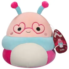 Squishmallows, Little Plush, Griffith Pink and Blue Caterpillar, jucarie de plus, 19 cm