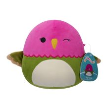 Squishmallows, Little Plush, Na'Ima Pink and Green Hummingbird, jucarie de plus, 19 cm