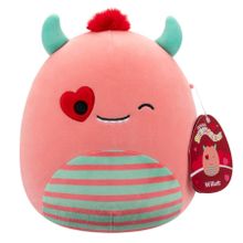 Squishmallows, Little Plush, Willett Peach Monster, jucarie de plus, 19 cm