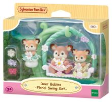 Sylvanian Families, Caprioare pe leaganul cu flori, set cu figurine, 5801