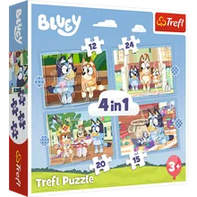 Trefl, Bluey, puzzle 4in1