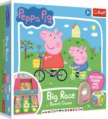 Trefl, Peppa Pig, Big race, joc