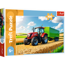 Trefl, Tractor, puzzle, 100 piese