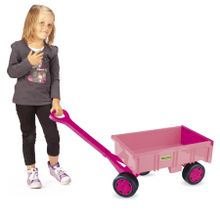 Wader, carut - remorca, roz, 95 cm