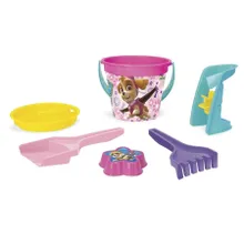 Wader, Paw Patrol, set de nisip, galetusa cu accesorii, 6 elemente