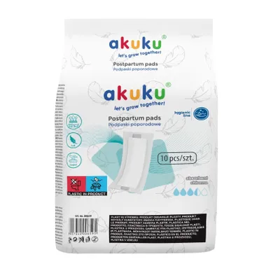 Akuku, absorbante postpartum, 10 buc.