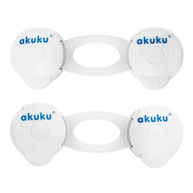 Akuku, dispozitive universale de securitate pentru dulapuri, 10 cm