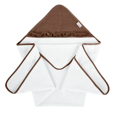 Albero Mio, Cotton Color, halat de baie, maro, 100-100 cm