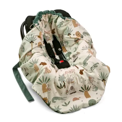 Albero Mio, Distractie la tropice, paturica pentru scaun auto, 110-105 cm