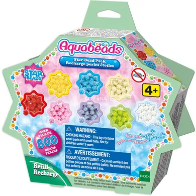 Aquabeads, Stelute, margele de apa, set suplimentar, 800 elemente, 31603