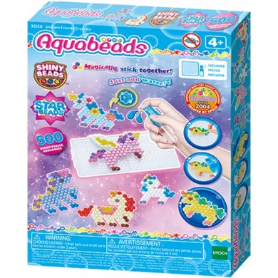 Aquabeads, Unicorn, set creativ, 500 piese, 35128