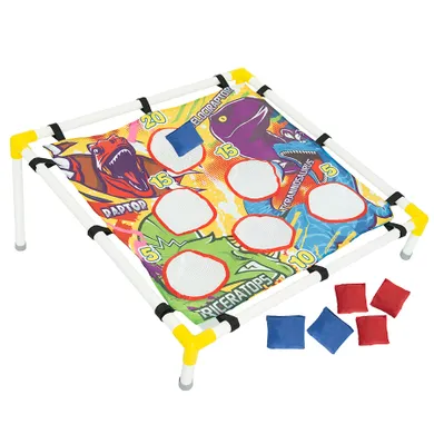 Aruncarea sacului la tinta, joc de indemanare, set cu tinta