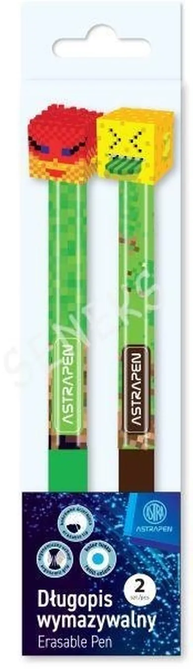Astra, Astrapen, Oops Pixel One, pix automat, cu cerneala stergibila, 2 buc.
