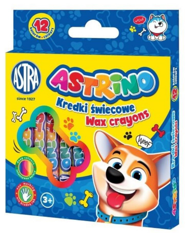 Astra, Astrino, creioane cerate, 12 culori